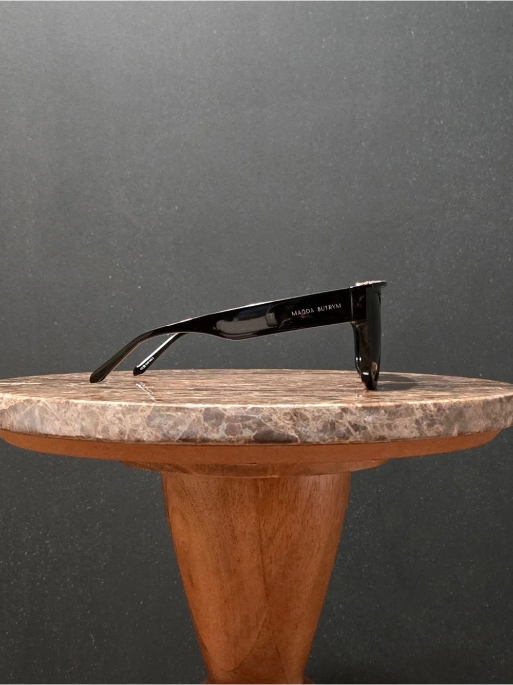 magda butrym x linda farrow | crystal flat top sunglasses | luxury